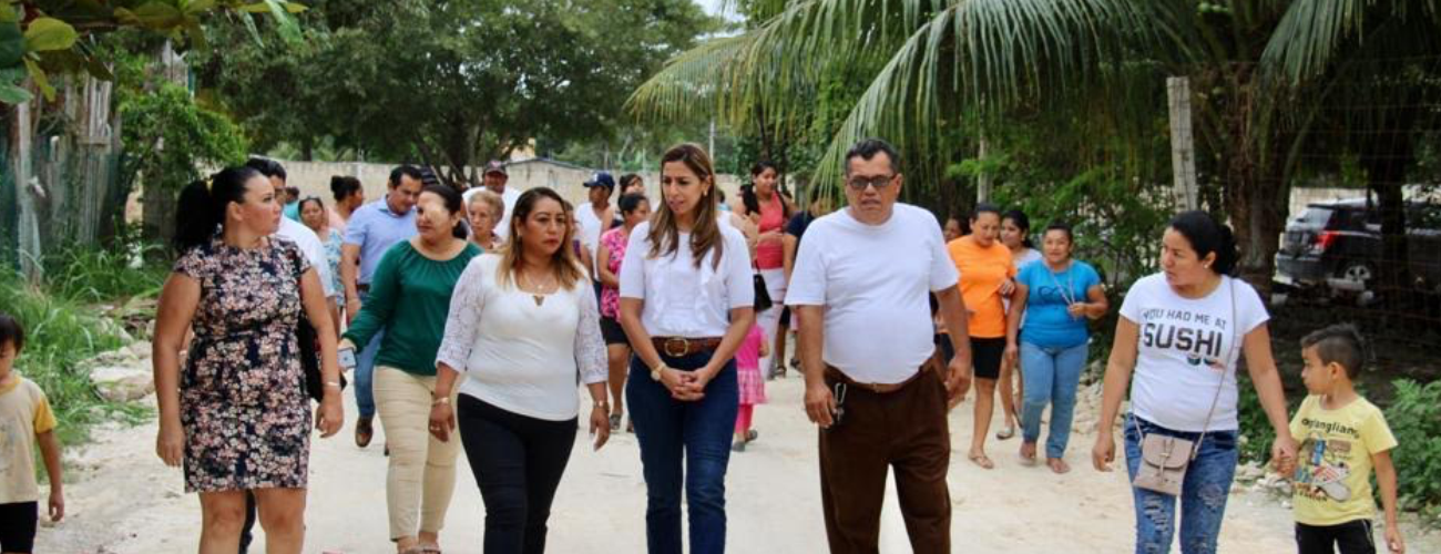 Puerto Morelos se debe a su gente y  así debe de continuar: Marybel Villegas