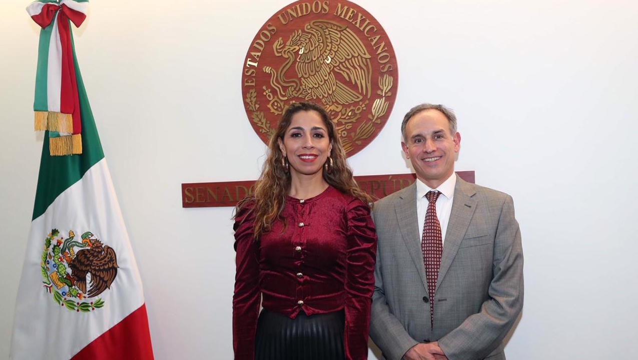 Recibe JUCOPO y Marybel al subsecretario de salud López-Gatell